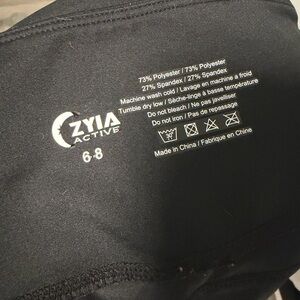 ZYIA Active Women's Black Leggings